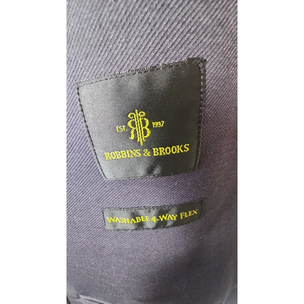 Robbins & Brooks Men's 4-Way Flex Washable Suit Coat Business Church Mission